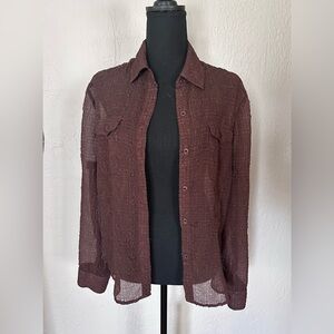 Sheer Button up